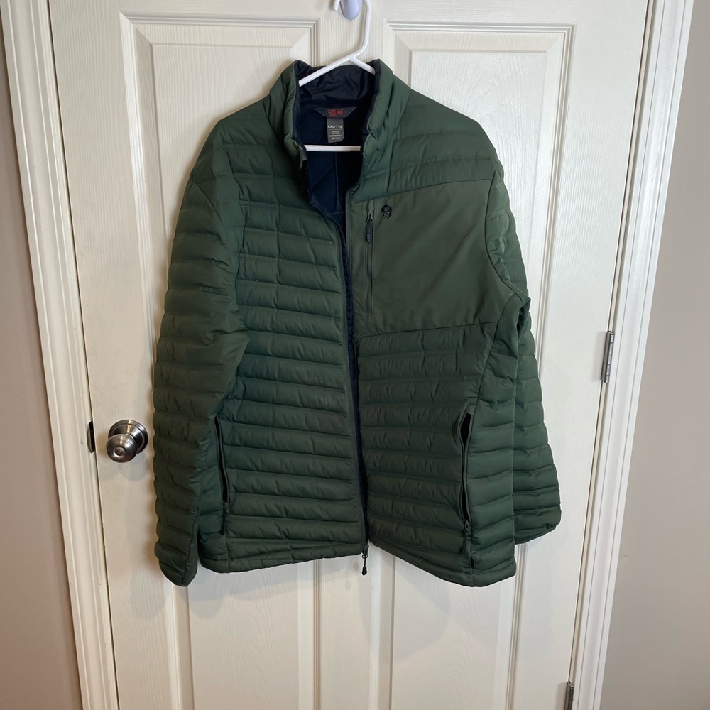 Mountain Hardware Stretchdown Men's Green Puffer Jacket XXL